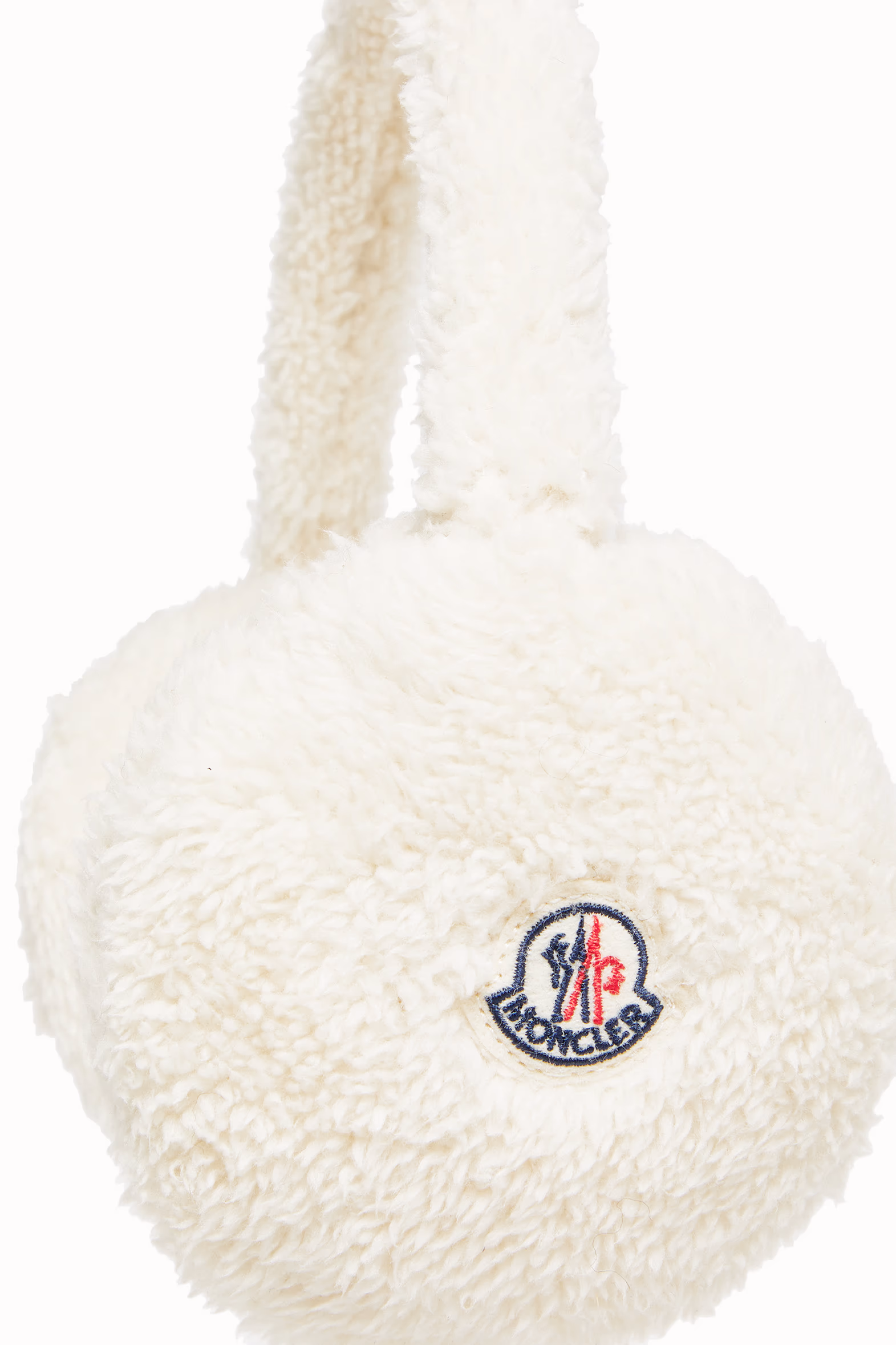 Cache-oreilles matelassé en teddy Femmes Blanc Moncler 3